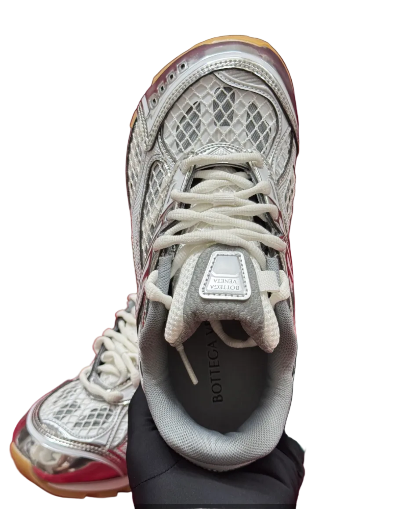 Bottega Veneta Orbit ‘Silver White’