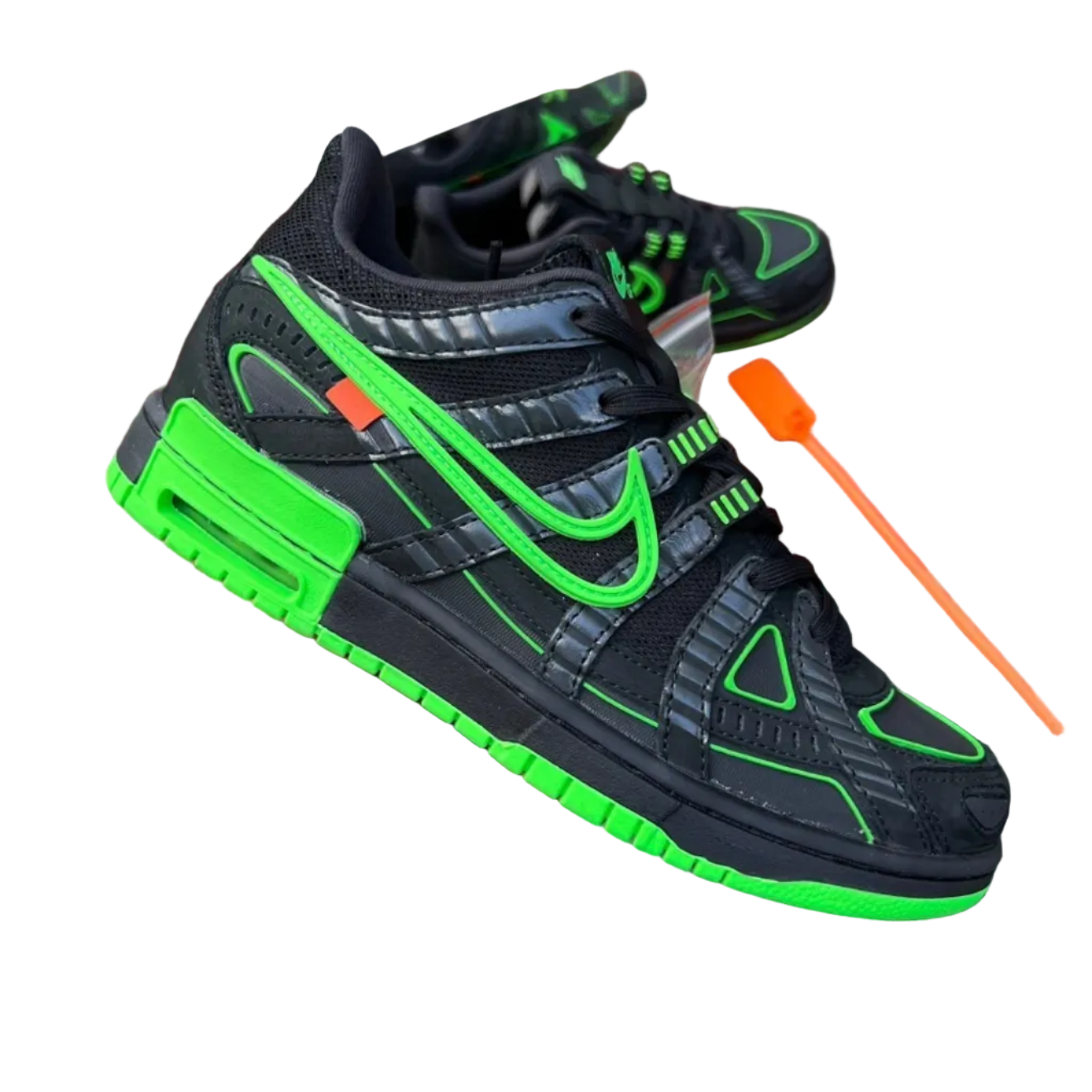 Nike X Off-White
Air Rubber Dunk "Green Strike"
